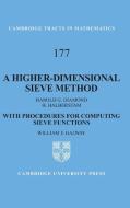 A Higher-Dimensional Sieve Method di Harold G. Diamond edito da Cambridge University Press