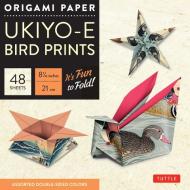 Origami Paper - Ukiyo-e Bird Prints - 8 1/4" - 48 Sheets edito da Tuttle Publishing