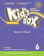 Kid's Box Updated Level 6 Teacher's Book Turkey Special Edition: For the Revised Cambridge English: Young Learners (Yle) di Caroline Nixon, Michael Tomlinson edito da CAMBRIDGE