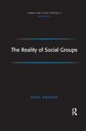 The Reality of Social Groups di Paul Sheehy edito da Taylor & Francis Ltd