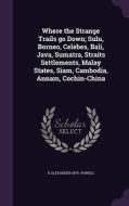 Where The Strange Trails Go Down; Sulu, Borneo, Celebes, Bali, Java, Sumatra, Straits Settlements, Malay States, Siam, Cambodia, Annam, Cochin-china di E Alexander 1879- Powell edito da Palala Press