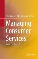 Managing Consumer Services edito da Springer International Publishing