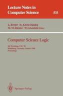 Computer Science Logic edito da Springer Berlin Heidelberg