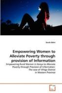 Empowering Women to Alleviate Poverty through provision of Information di Serah Odini edito da VDM Verlag