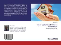 Rent Collection In Public Institutions di Vitalis Bahati edito da LAP Lambert Academic Publishing