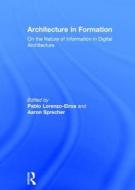 Architecture In Formation edito da Taylor & Francis Ltd