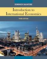 Introduction to International Economics di Dominick Salvatore edito da WILEY