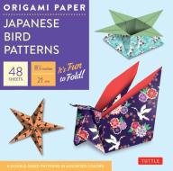 Origami Paper - Japanese Bird Patterns - 6 3/4" - 48 Sheets di Tuttle Publishing edito da Tuttle Publishing