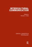 Intercultural Communication di Richard J. Crisp edito da Routledge