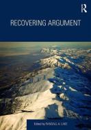 Recovering Argument edito da Taylor & Francis Ltd