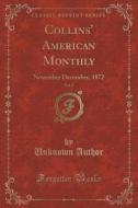 Collins' American Monthly, Vol. 3 di Unknown Author edito da Forgotten Books