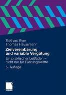 Zielvereinbarung Und Variable Verguetung di 9783834967398 edito da Springer