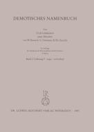 Demotisches Namenbuch: Lieferung 9 di Erich Luddeckens edito da Dr Ludwig Reichert