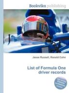 List Of Formula One Driver Records edito da Book On Demand Ltd.
