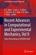 Recent Advances in Computational and Experimental Mechanics, Vol II edito da Springer Singapore