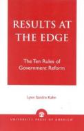 RESULTS at the Edge di Lynn Sandra Kahn edito da University Press of America