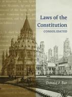 Laws Of The Constitution di Donald F. Bur edito da University Of Alberta Press
