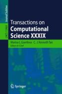 Transactions On Computational Science XXXIX edito da Springer-Verlag Berlin And Heidelberg GmbH & Co. KG