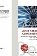 United Nations Security Council Resolution 955 edito da Betascript Publishing