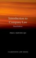 Introduction To Company Law di Paul Davies edito da Oxford University Press