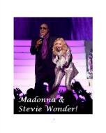 Madonna and Stevie Wonder! di Vincent Price edito da BLURB INC