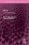 Africa di Alan B Mountjoy, Clifford Embleton edito da Taylor & Francis Ltd