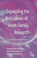 Expanding the Boundaries of Work-Family Research edito da Palgrave Macmillan UK