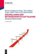 Grundlagen der Betriebswirtschaftslehre edito da de Gruyter Oldenbourg