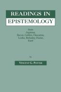 Readings in Epistemology di Vincent G. Potter edito da Fordham University Press