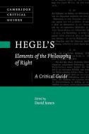 Hegel's 'Elements of the Philosophy of Right' edito da Cambridge University Press