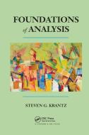 Foundations of Analysis di Steven G. (Washington University Krantz edito da Taylor & Francis Ltd
