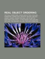 Real Object Ordering: Tactical Formation di Books Llc edito da Books LLC, Wiki Series