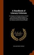 A Handbook Of Literary Criticism di William Henry Sheran edito da Arkose Press