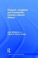 Chaucer, Langland, and Fourteenth-Century Literary History di Anne Middleton edito da Routledge