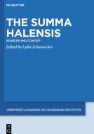 The Summa Halensis edito da Gruyter, Walter de GmbH