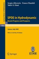 SPDE in Hydrodynamics: Recent Progress and Prospects di Sergio Albeverio, Franco Flandoli, Yakov G. Sinai edito da Springer Berlin Heidelberg