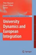 University Dynamics and European Integration edito da Springer Netherlands