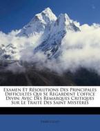 Examen Et R Solutions Des Principales Di di Pierre Collet edito da Nabu Press