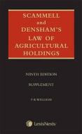 Scammell And Densham\'s Law Of Agricultural Holdings edito da Lexisnexis Uk