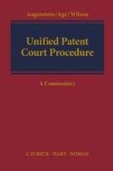 Unified Patent Court Procedure di Christof Augenstein, Sabine Age, Alex Wilson edito da Bloomsbury Publishing Plc
