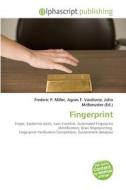 Fingerprint edito da Alphascript Publishing