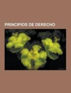 Principios De Derecho di Fuente Wikipedia edito da University-press.org