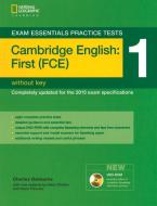 Exam Essentials: Cambridge First Practice Tests 1 W/O Key + DVD-ROM di Charles Osbourne, Helen Chilton, Helen Tiliouine edito da HEINLE & HEINLE PUBL INC
