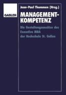 Management-Kompetenz edito da Gabler Verlag