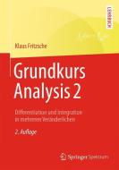Grundkurs Analysis 2 di Klaus Fritzsche edito da Springer-Verlag GmbH