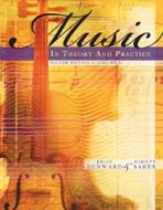 Music In Theory And Practice di Bruce Benward, Marilyn Nadine Saker edito da Mcgraw-hill Education - Europe