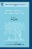 Recent Advances in Psychology and Aging di Paul Costa edito da ELSEVIER