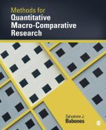 Methods for Quantitative Macro-Comparative Research di Salvatore J. Babones edito da SAGE Publications, Inc