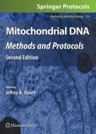 Mitochondrial DNA: Methods and Protocols edito da SPRINGER PG