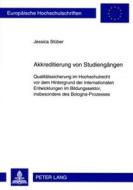 Akkreditierung von Studiengängen di Jessica Stüber edito da Lang, Peter GmbH